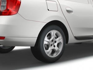dacia logan mcv van 2019 Modello 3D