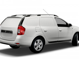 dacia logan mcv van 2019 Modello 3D