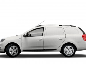 dacia logan mcv van 2019 Modello 3D