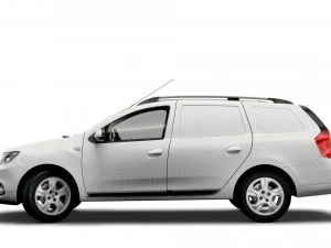 dacia logan mcv van 2019 3D Model