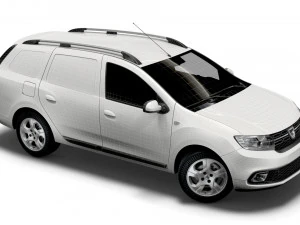 dacia logan mcv van 2019 3D Model