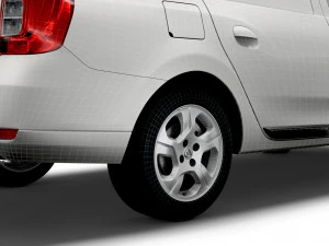 dacia logan mcv van 2019 3D Model