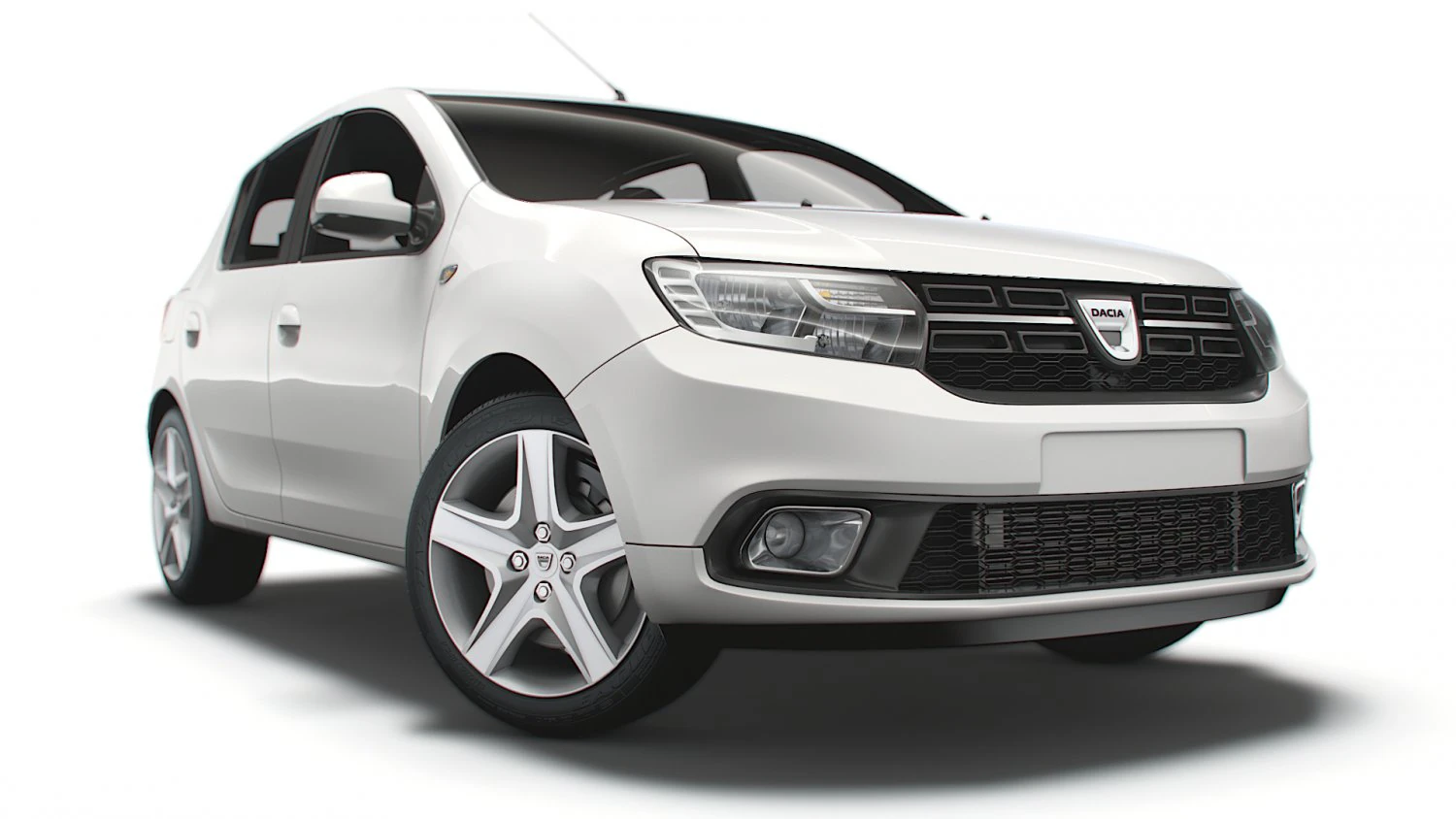 dacia sandero 2019 3D Model .c4d .max .obj .3ds .fbx .stl .blend 