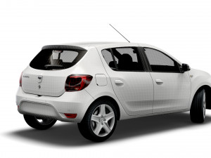dacia sandero 2019 3D मॉडल