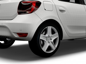dacia sandero 2019 3D मॉडल