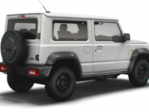 suzuki jimny jc long wheelbase 2022 3D Модель