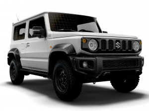 suzuki jimny jc long wheelbase 2022 3D Модель