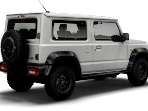 suzuki jimny jc long wheelbase 2022 3D Модель