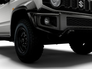 suzuki jimny jc long wheelbase 2022 3D Модель