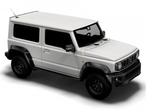 suzuki jimny jc long wheelbase 2022 3D Модель