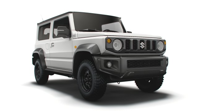 suzuki jimny jl long wheelbase 2022 Model 3D .c4d .max .obj .3ds .fbx .stl .blend 