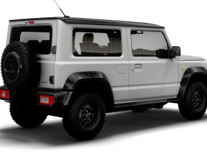 suzuki jimny jl long wheelbase 2022 Model 3D