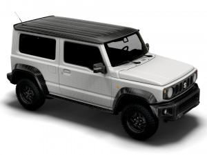 suzuki jimny jl long wheelbase 2022 Model 3D
