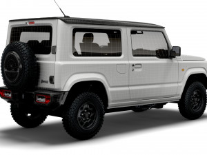 suzuki jimny xg long wheelbase 2022 Modelo 3D