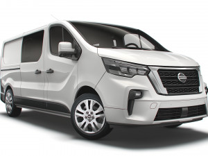 nissan nv 300 combi lwb 2021 3D मॉडल