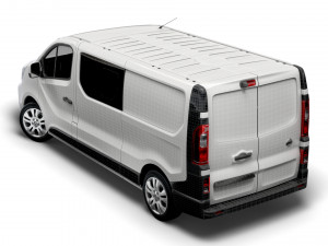 nissan nv 300 combi lwb 2021 3D-Modell