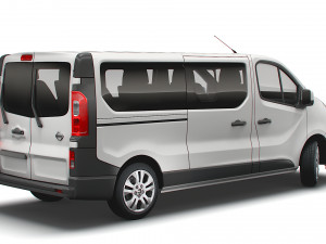 nissan nv 300 minibus lwb 2021 Modelo 3D