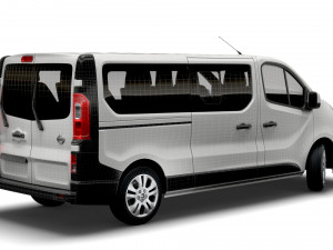 nissan nv 300 minibus lwb 2021 Modelo 3D