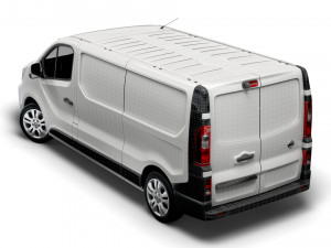 nissan nv 300 van lwb 2021 3D-Modell