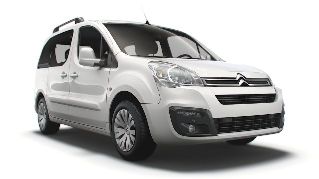 citroen berlingo multispace 2017 3D मॉडल .c4d .max .obj .3ds .fbx .stl .blend 
