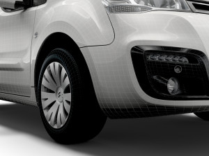 citroen berlingo multispace 2017 3D मॉडल