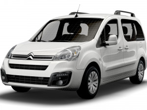 citroen berlingo multispace 2017 3D मॉडल