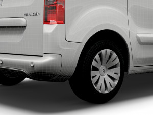 citroen berlingo multispace 2017 3D मॉडल
