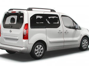 opel combo life ru spec l1 2021 3D Model