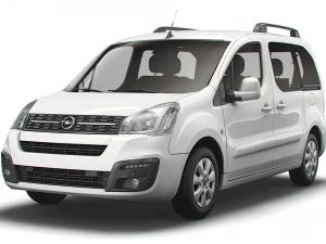 opel combo life ru spec l1 2021 3D Model