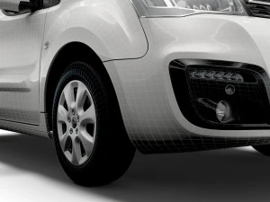 opel combo life ru spec l1 2021 3D Model