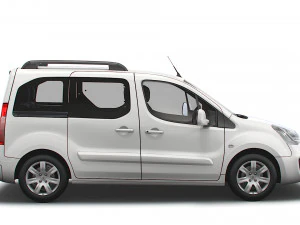 peugeot partner tepee 2017 3D Model