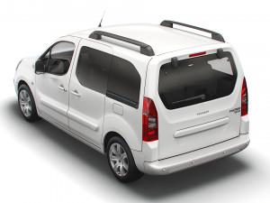 peugeot partner tepee 2017 3D Model
