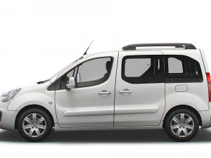 peugeot partner tepee 2017 3D Model