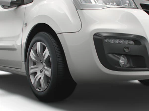 peugeot partner tepee 2017 3D Model