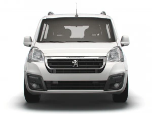 peugeot partner tepee 2017 3D Model