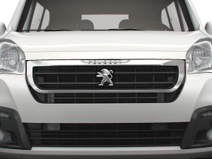 peugeot partner tepee 2017 3D Model