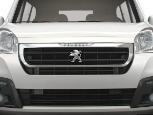 peugeot partner tepee 2017 3D Model