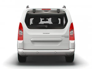 peugeot partner tepee 2017 3D Model