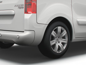 peugeot partner tepee 2017 3D Model