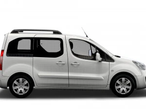 peugeot partner tepee 2017 3D Model