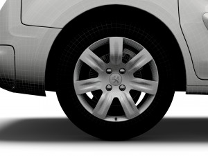 peugeot partner tepee 2017 3D Model