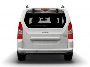 peugeot partner tepee 2017 3D Model