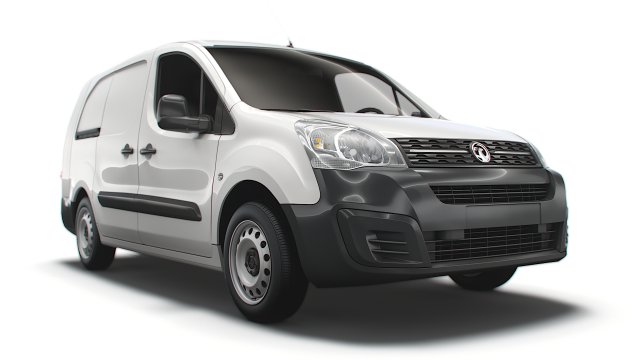 vauxhall combo cargo l2 2017 3D Model .c4d .max .obj .3ds .fbx .stl .blend 