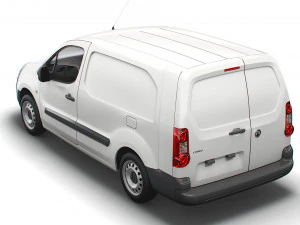 vauxhall combo cargo l2 2017 3D Model