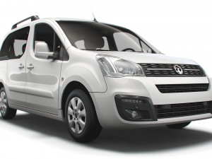 vauxhall combo life l1 2017 3D Model