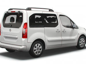 vauxhall combo life l1 2017 3D Model