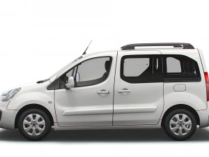 vauxhall combo life l1 2017 3D Model