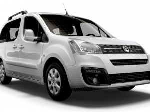 vauxhall combo life l1 2017 3D मॉडल