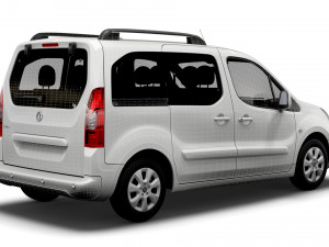 vauxhall combo life l1 2017 3D मॉडल