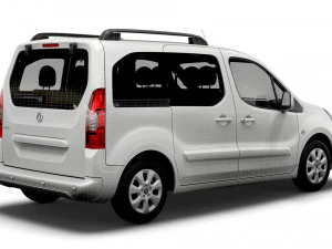 vauxhall combo life l1 2017 3D Model